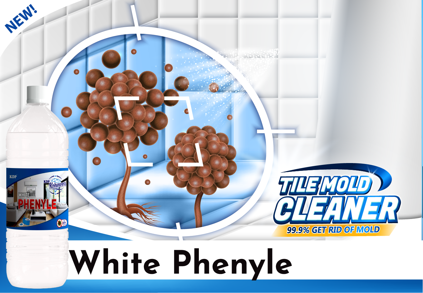 White Phenyle 1 Ltr 