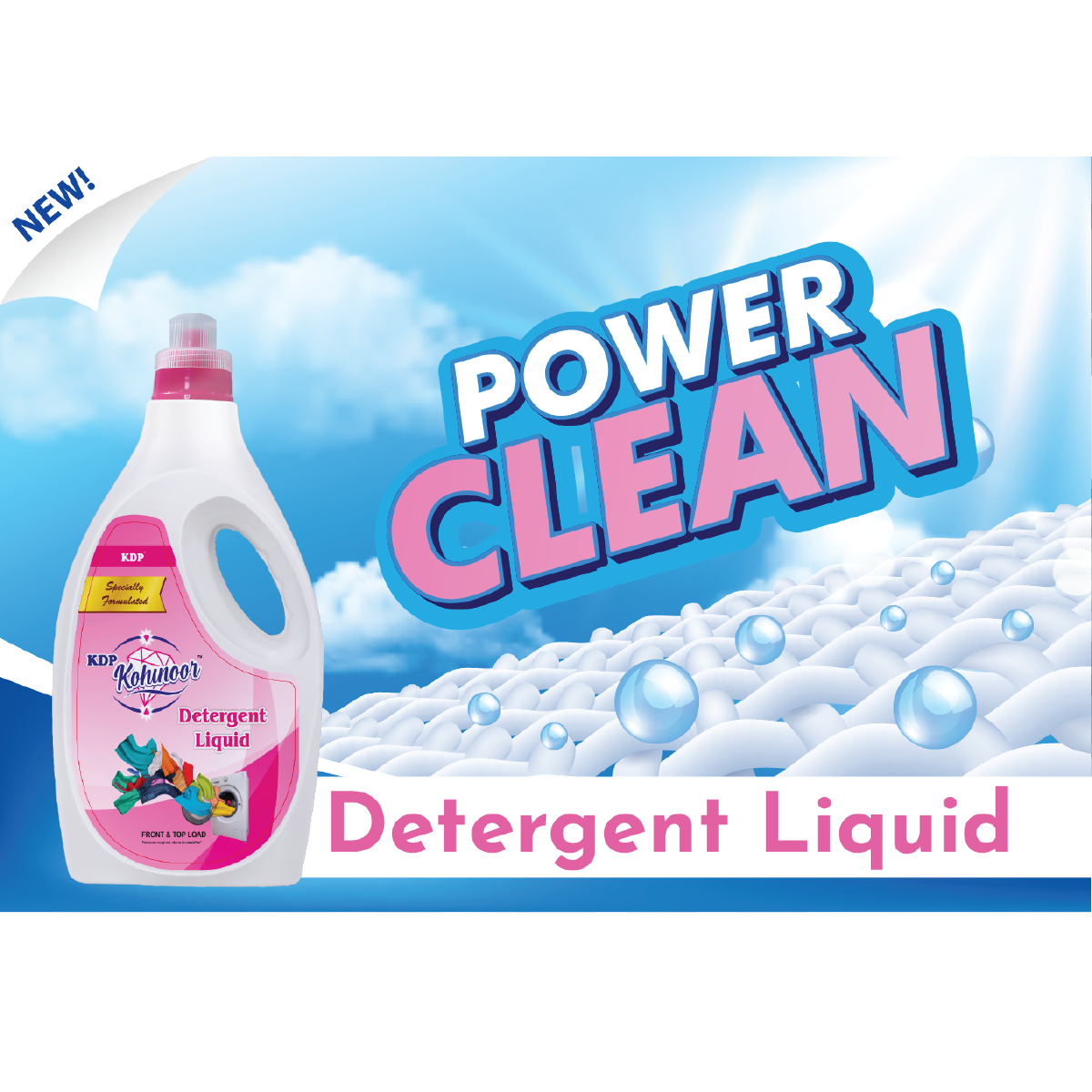 Detergent Liquid 1 Ltr