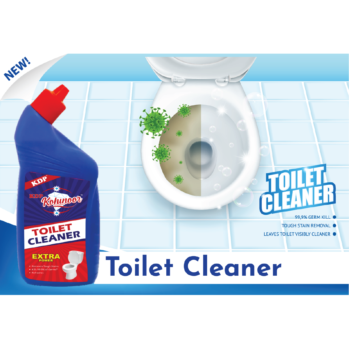 Toilet Cleaner  Extra Power 1 Ltr